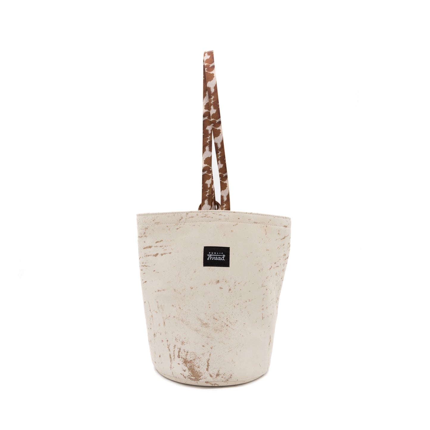 Heather's Upcycled Leather Bucket Bag