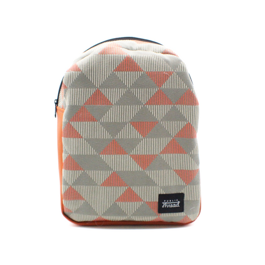Upcycled Daypack Backpack - Orange