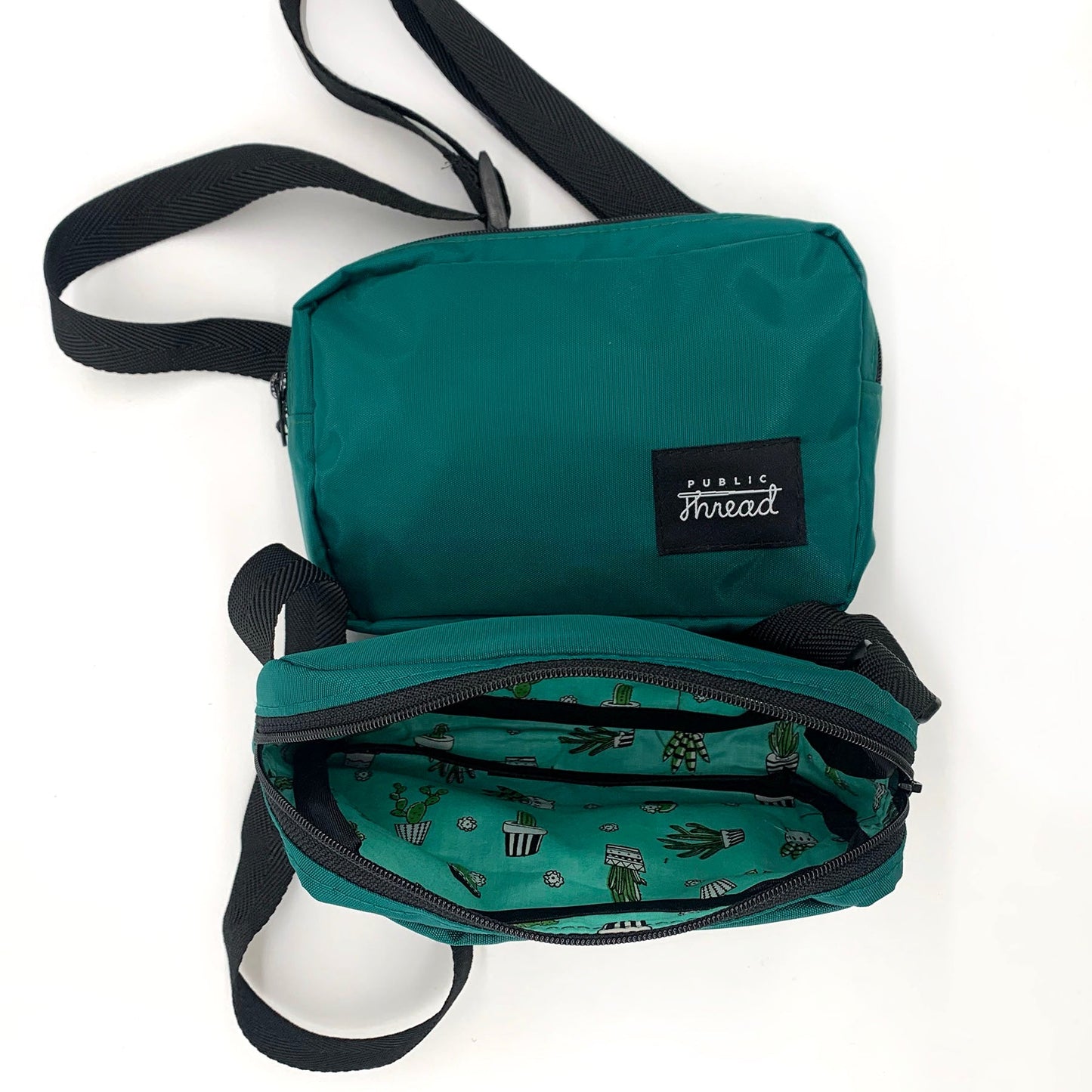 Upcycled Everyday Belt Bag - Green