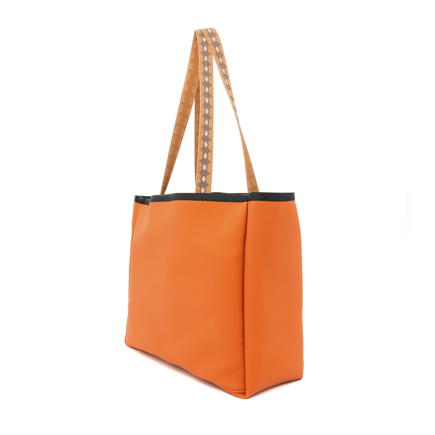 Upcycled Miriam Tote Bag - Orange