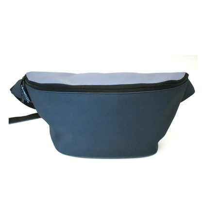 Upcycled Large Sling Bag - Blue Hue