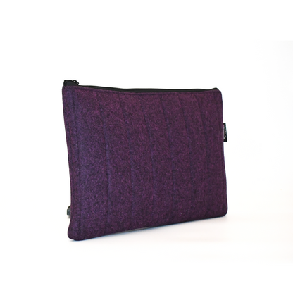 Upcycled Wool Laptop Case - Small