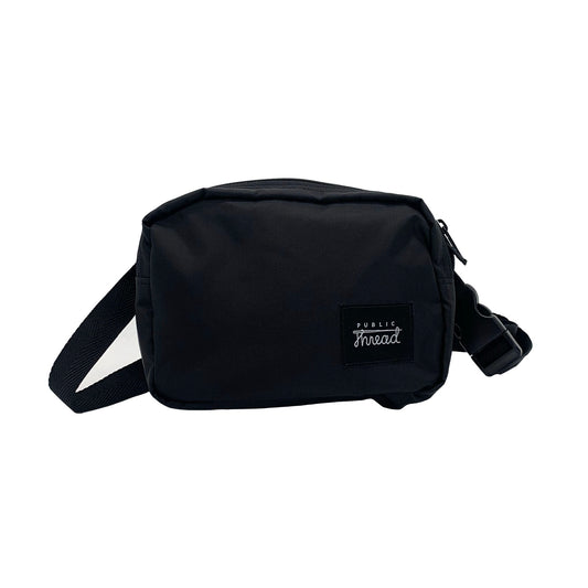 Upcycled Everyday Belt Bag - Black